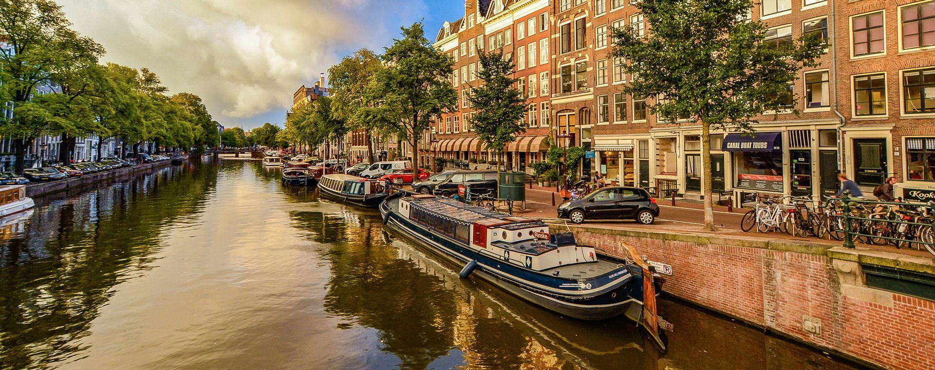 Célèbres canaux d'Amsterdam - Pays-Bas