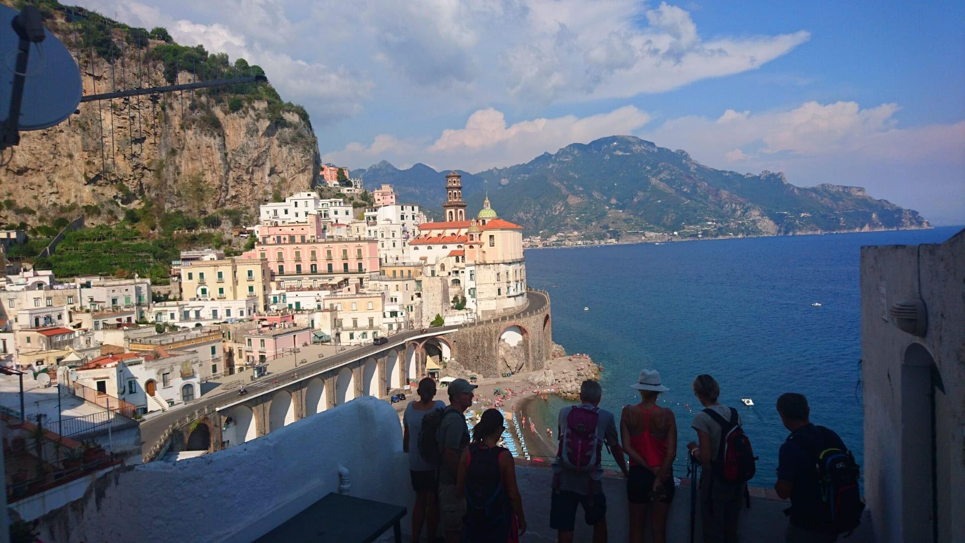 Village d'Atrani sur la côte amalfitaine - Italie