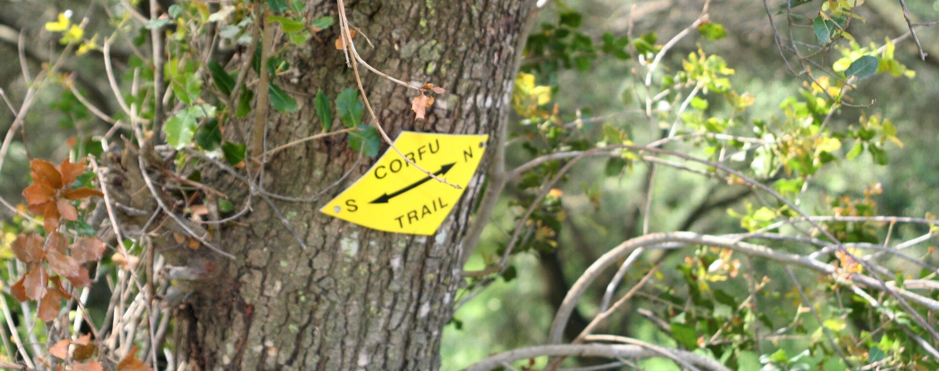 Waymarking on the Corfu Trail, Corfu