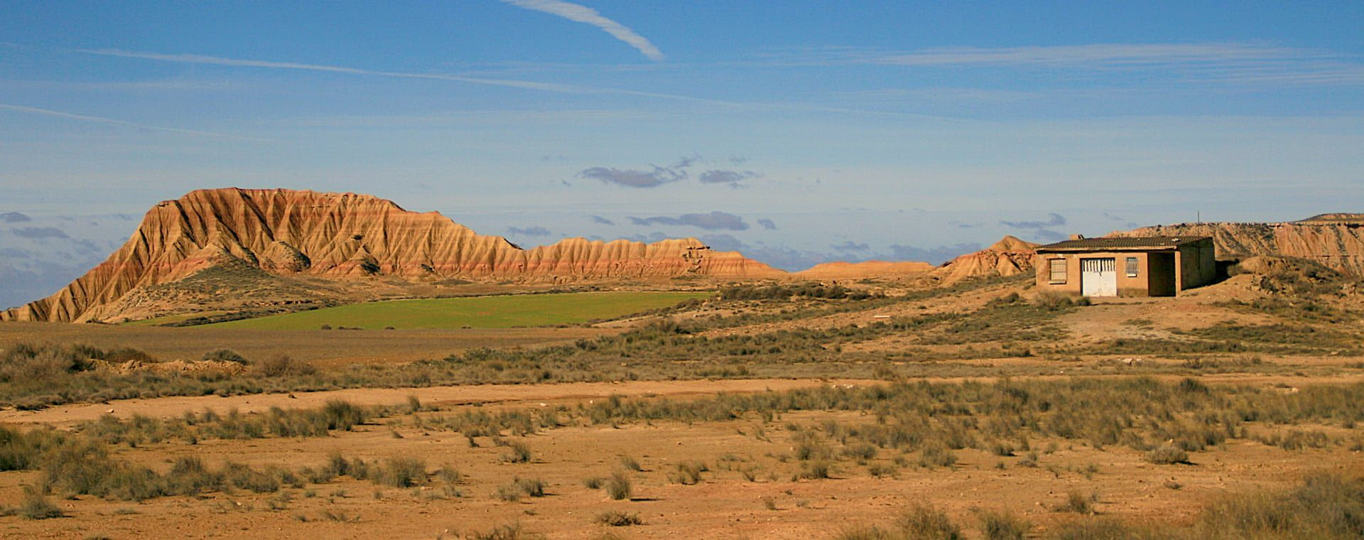 Reliefs désertiques des Bardenas Reales - Navarre - Espagne