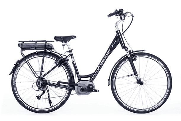 Velo electrique noir avec moteur Bosch - Iles Anglo-Normandes Jersey-Guernesey