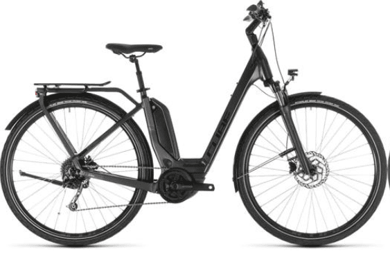 Velo electrique noir avec batterie integree - Region Minho Portugal