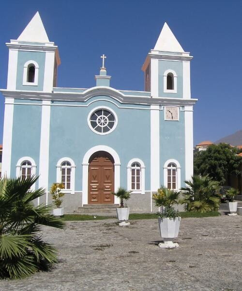 Église aux tours jumelles de São Filipe - Île de Fogo - Cap-Vert