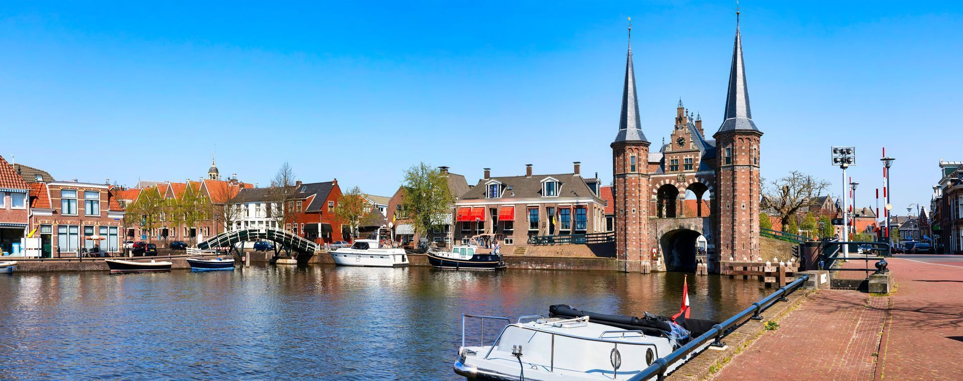 Waterpoort et front de canal - Sneek - Frise - Pays-Bas