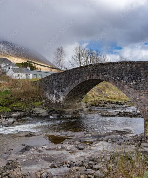 Pont de pierre de Bridge of Orchy - Highlands - Écosse