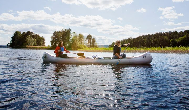Canoë en Suède