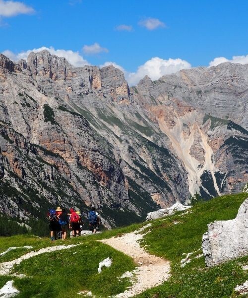 Canyon Travennenzes depuis Col dei Bos