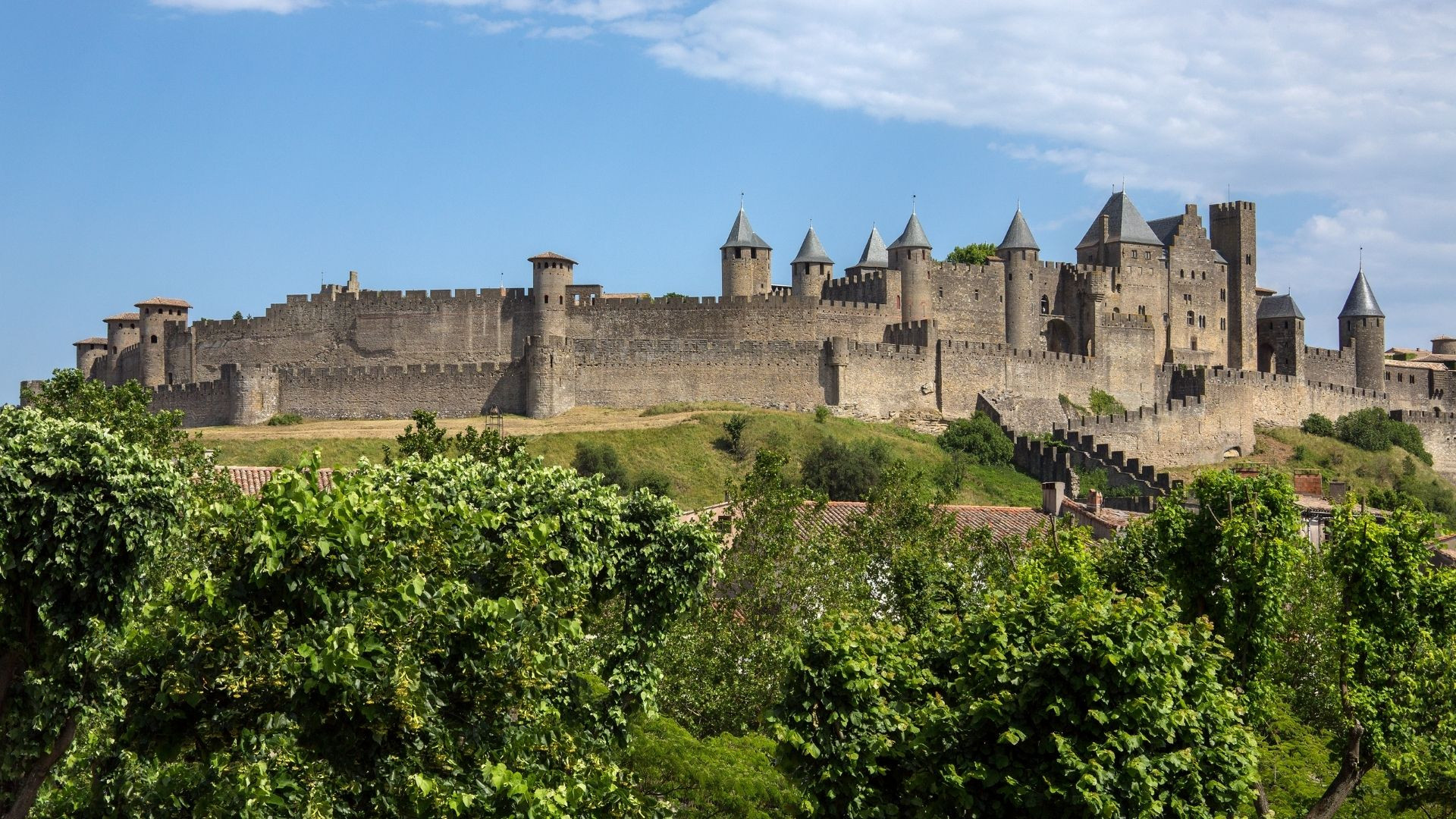 Cité médiévale fortifiée - Carcassonne - Aude - France