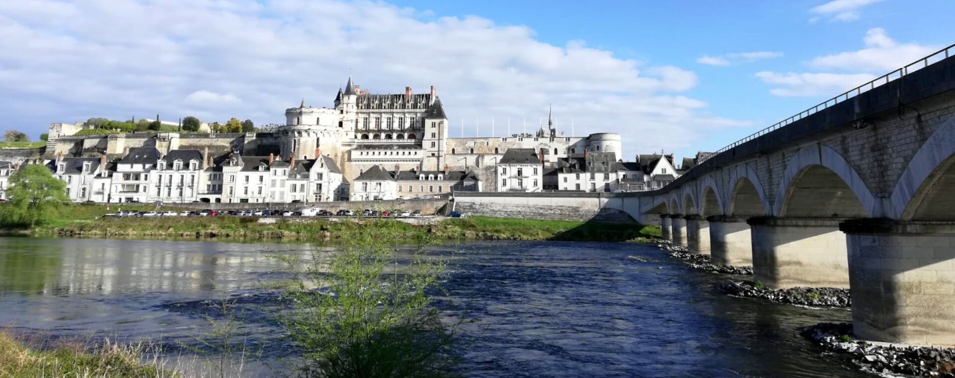 Château d'Amboise surplombant la Loire - Amboise - Val de Loire - France