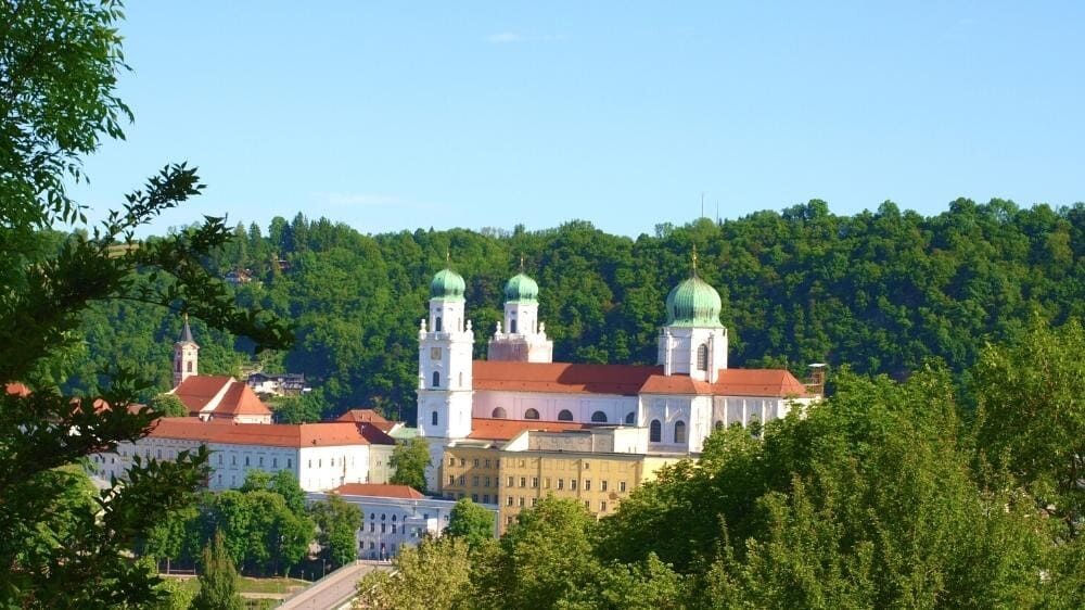 Cathédrale Saint-Étienne aux dômes verts - Passau - Bavière - Allemagne