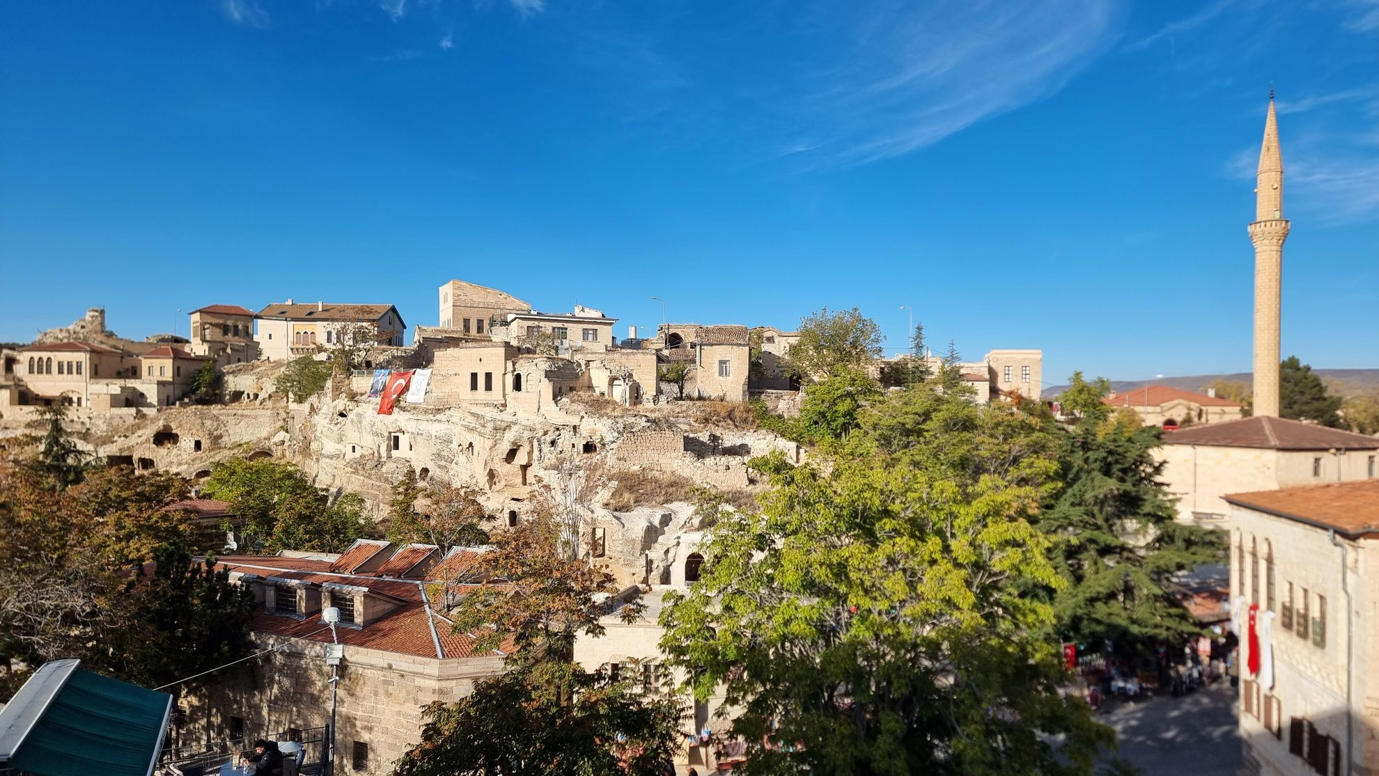 Village troglodyte de Mustafapaşa et son minaret - Cappadoce - Turquie