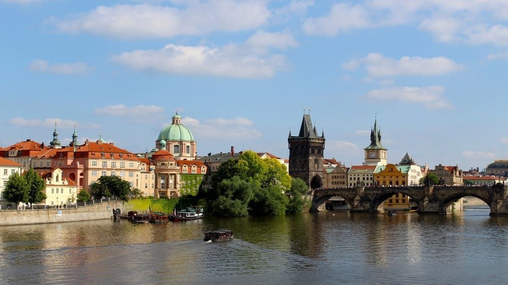 Le pont Charles et la Vltava - Prague - République tchèque