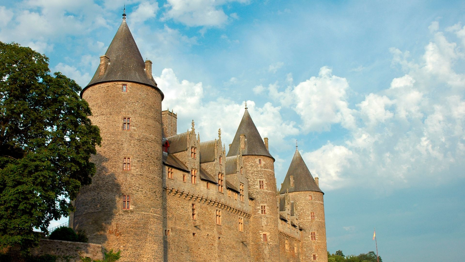 Tours du château de Josselin - Bretagne - France