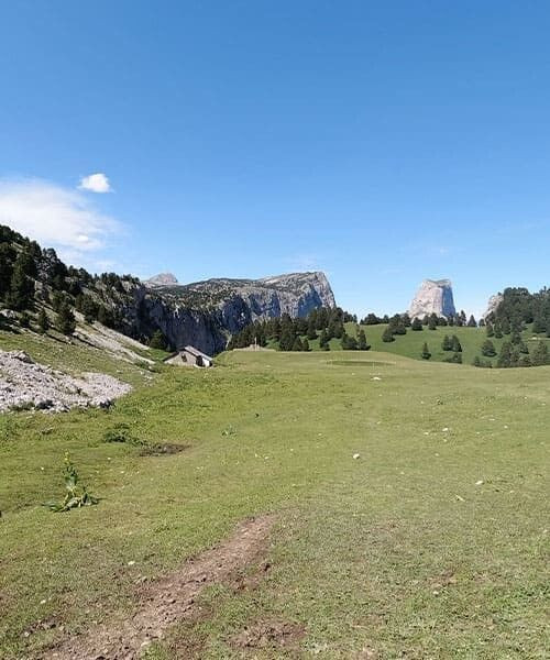 Passage à la bergerie de Chaumailloux - Vercors - France
