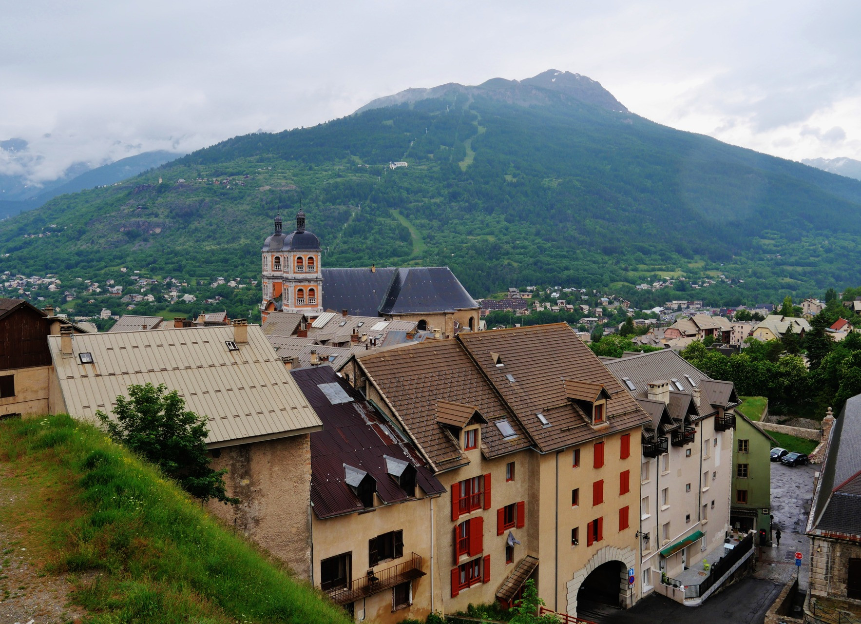 © Zairon Briançon's Cité Vauban seen from Fort du Château, Hautes-Alpes