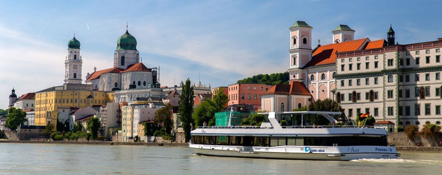 Cathédrale Saint-Étienne depuis le Danube - Passau - Allemagne