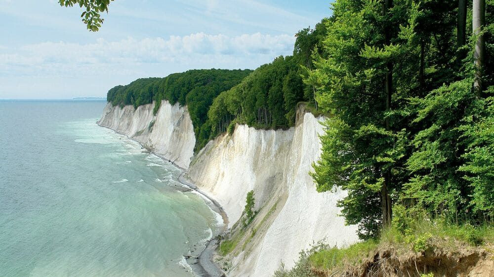 Falaises de craie du parc national de Jasmund - Île de Rügen, Allemagne