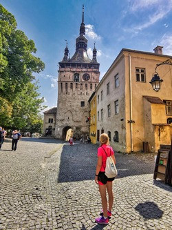 Tour de l'horloge de Sighișoara - Transylvanie - Roumanie