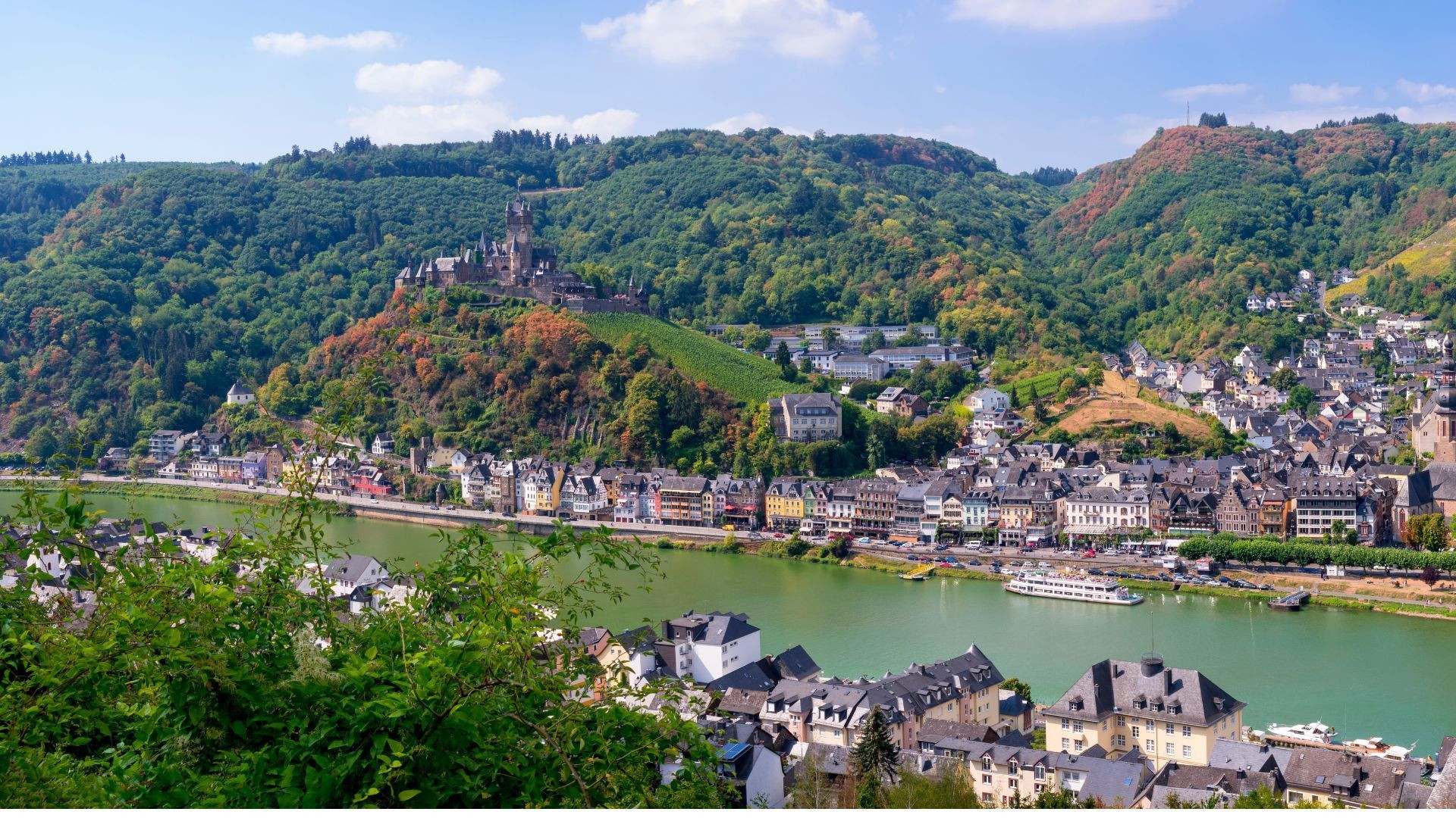 Cochem et son château sur la Moselle - Allemagne