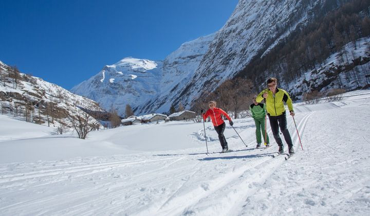 Ski de fond en vallée - Salzkammergut - Alpes - Autriche
