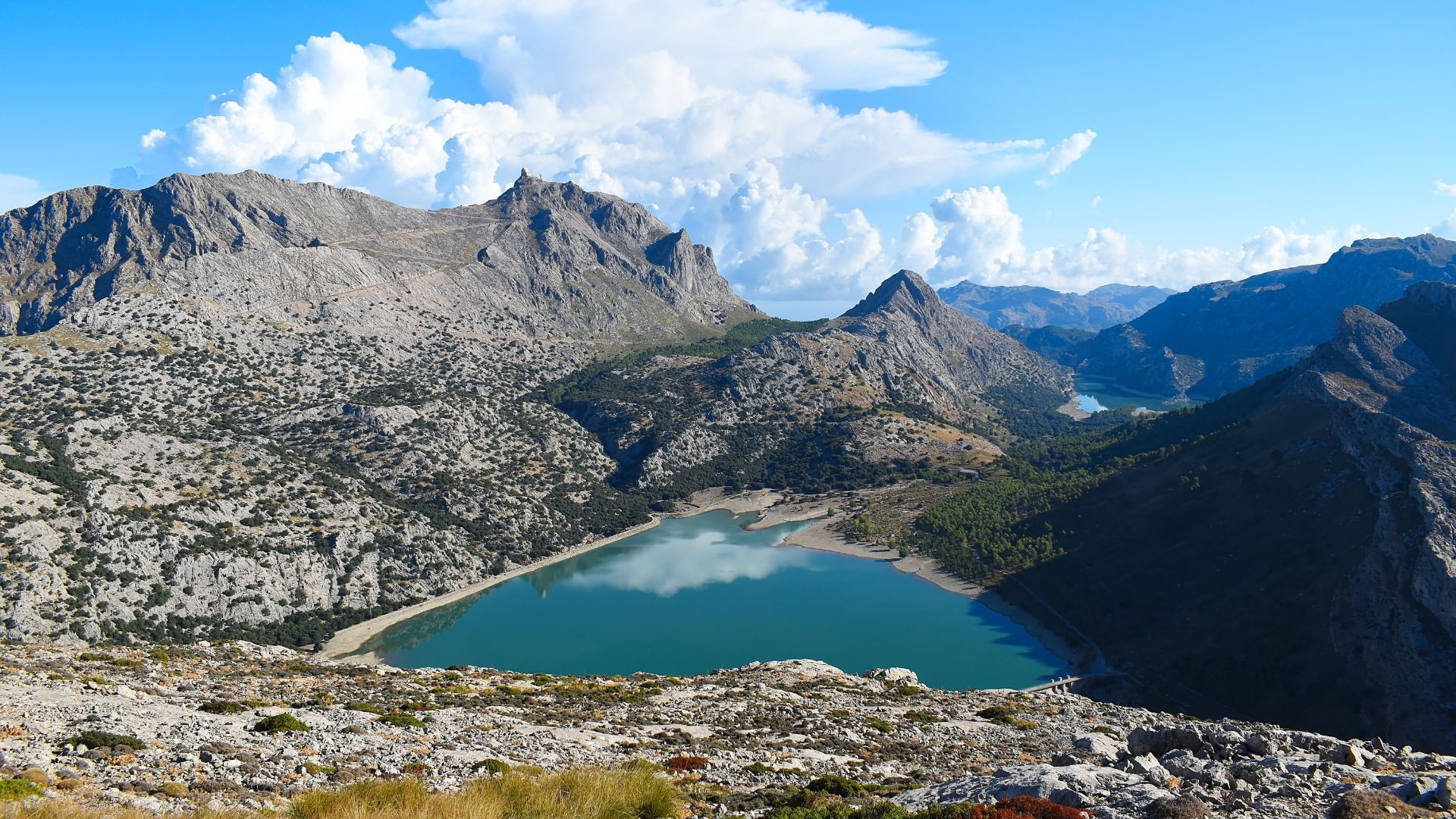 Lac de barrage dans la sierra de Tramuntana - Majorque - Espagne
