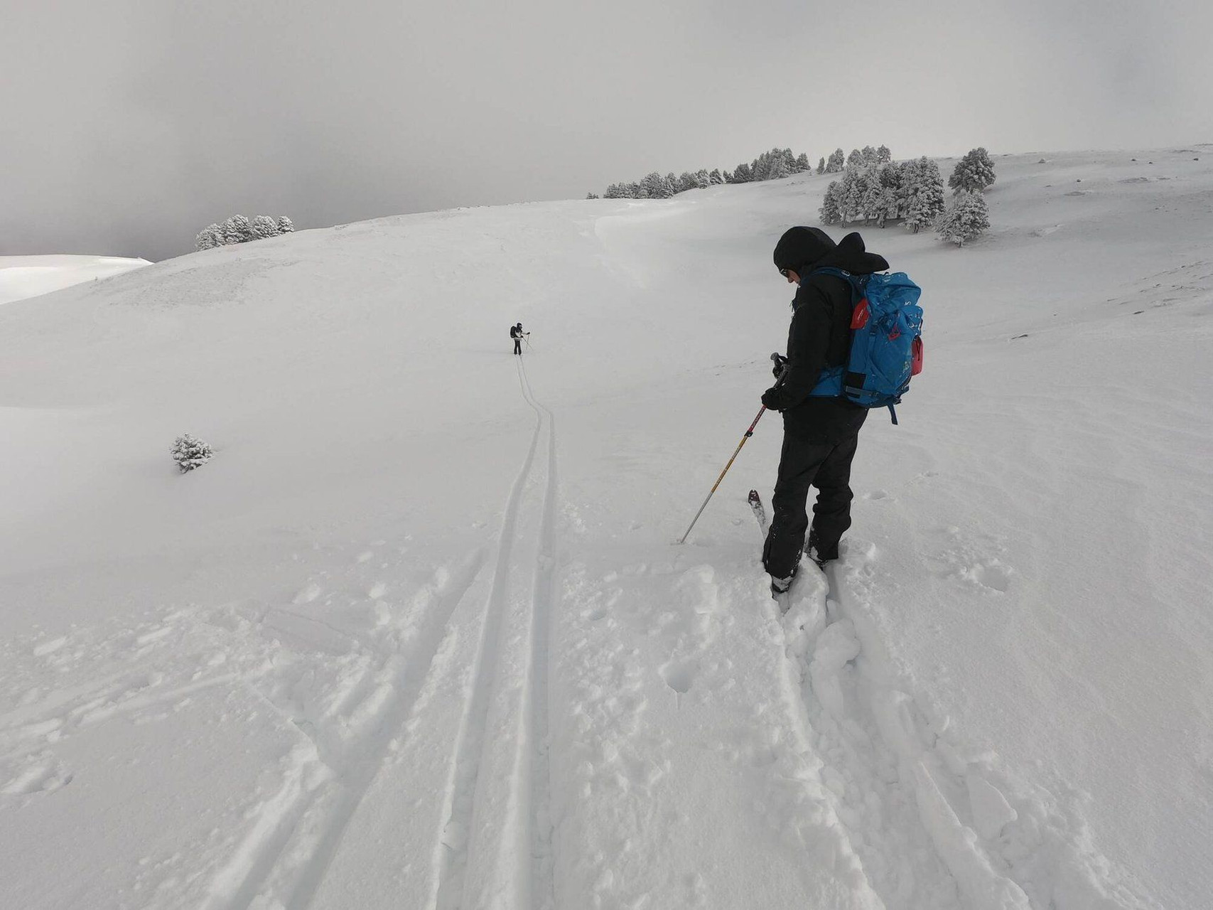 © David Praire Ski de randonnée au Pas des Econdus - Vercors - France