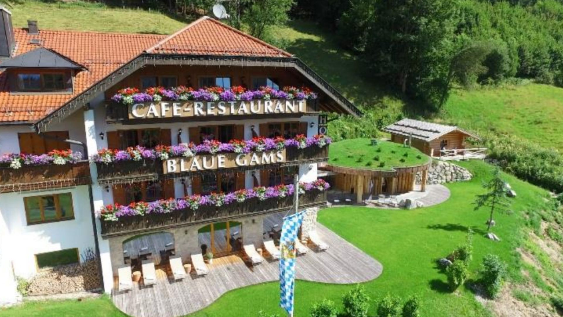 Café-restaurant alpin Blaue Gams - Bavière - Allemagne