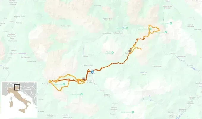 Dolomites de Cortina - itinéraire randonnée