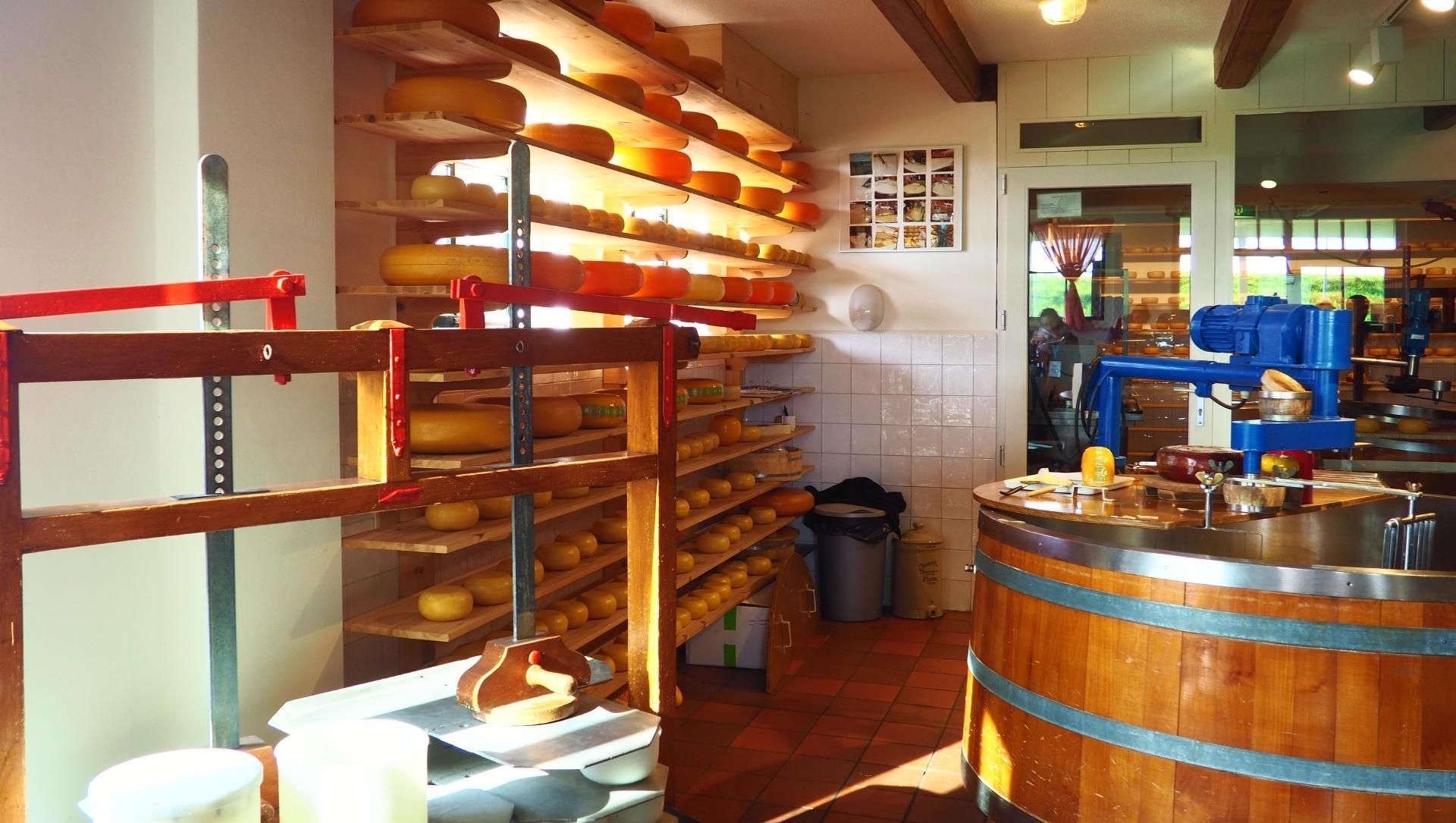 Fabrique de fromages hollandais - Pays-Bas