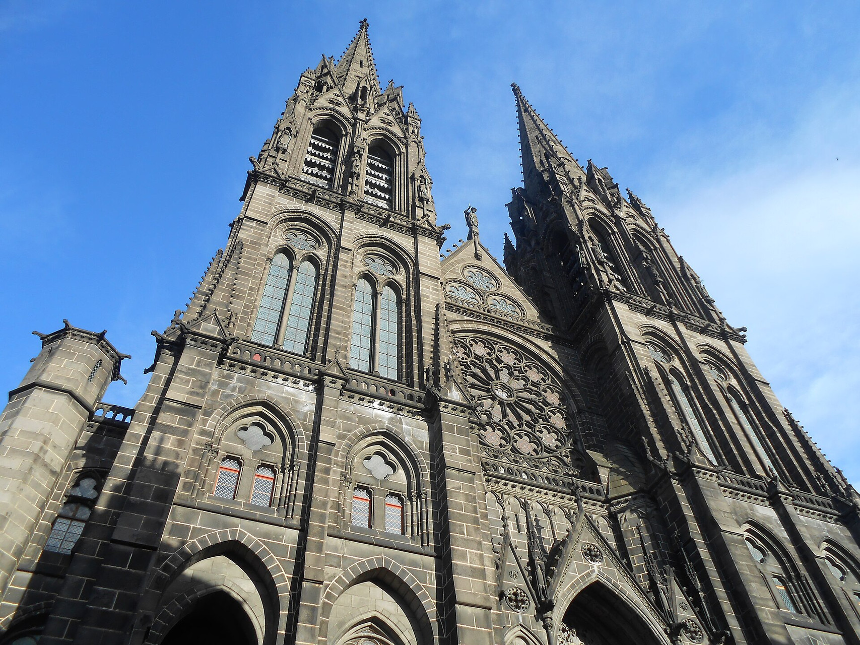 © Aavitus Cathedral facade and spires - Clermont-Ferrand - France