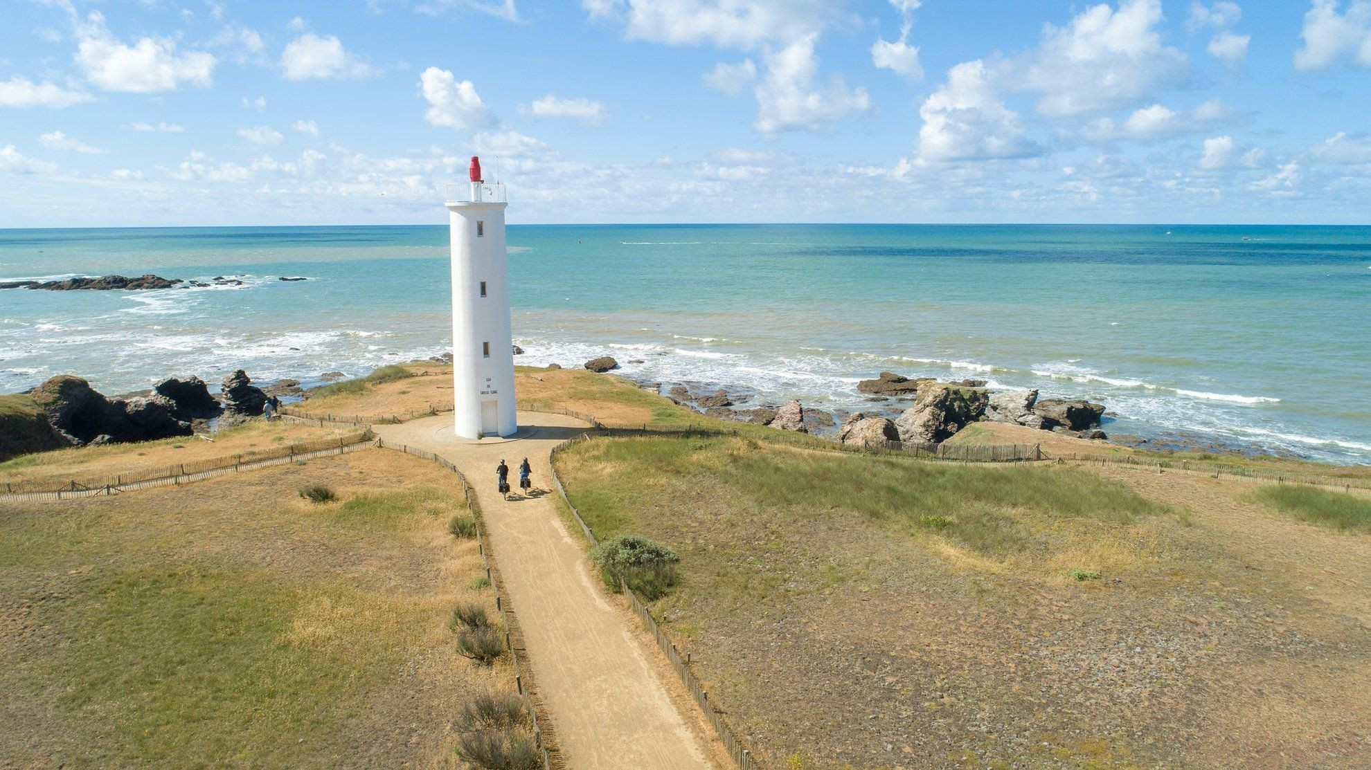 Phare de la Grosse Terre sur la Vélodyssée - Vendée - France