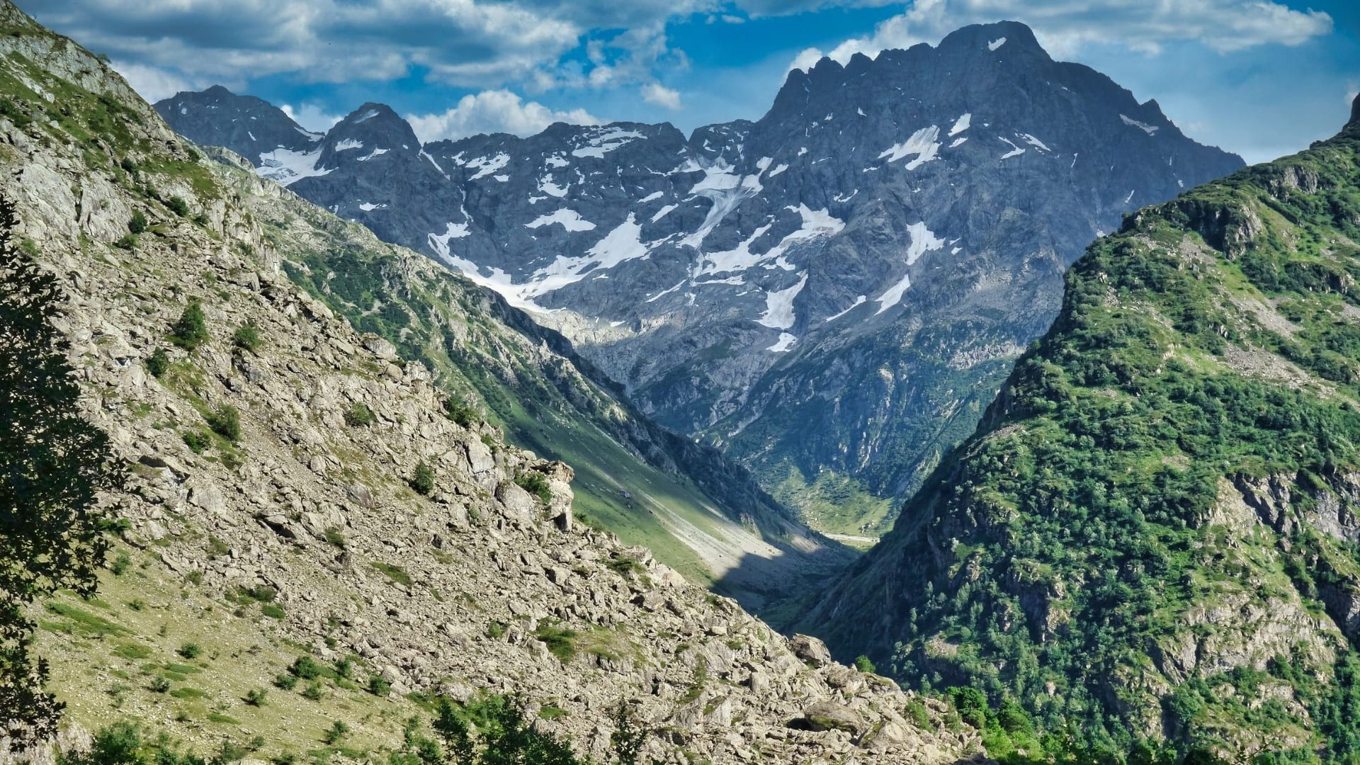 Fond de vallée du Valgaudemar - Alpes - France