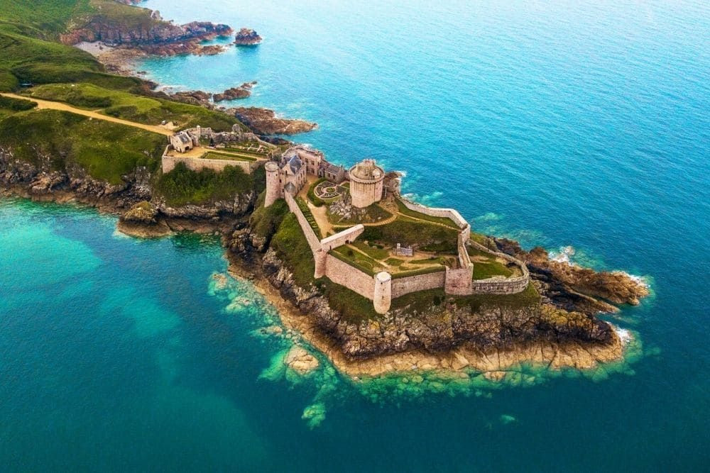 Fort La Latte facing the sea on the Emerald Coast