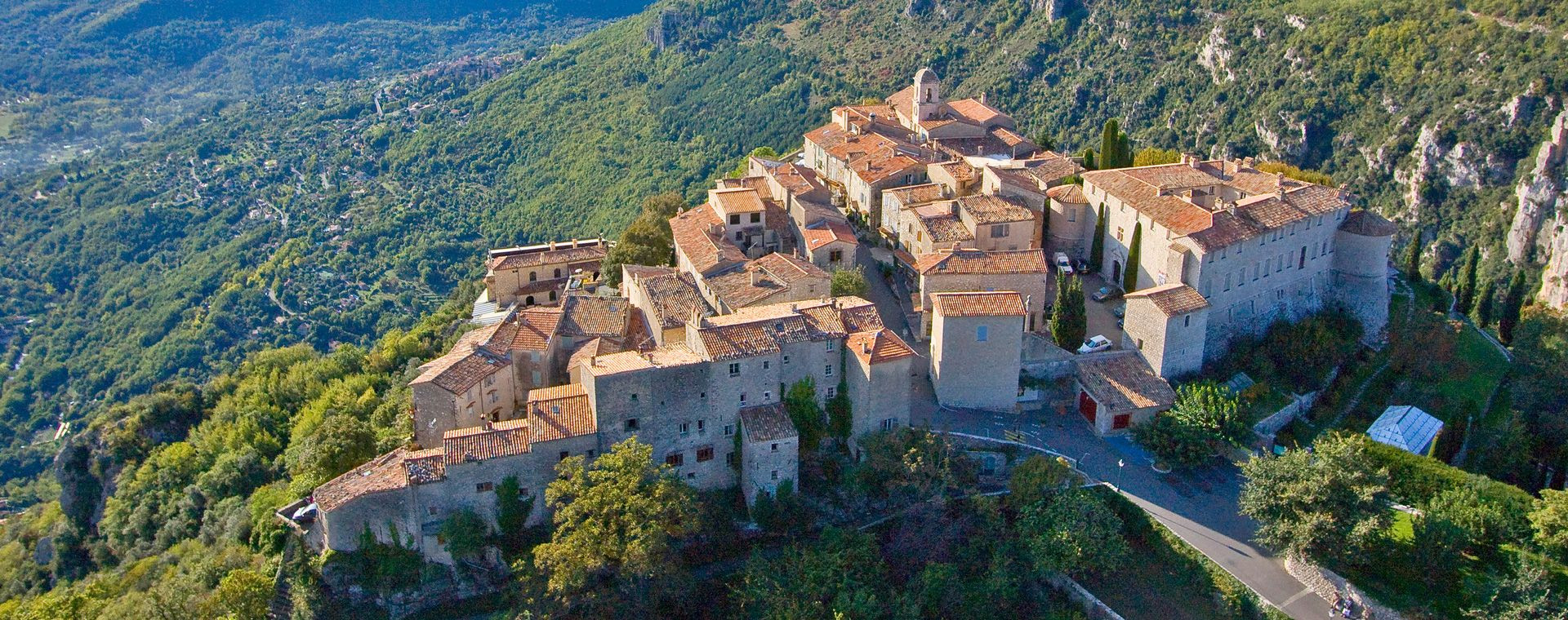 Village perché de Gourdon - Arrière-pays niçois - Côte d'Azur - France