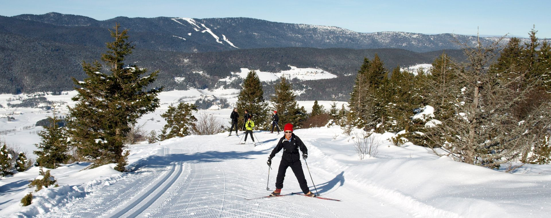 Skieurs de fond sur les pistes du Vercors - Vercors - France