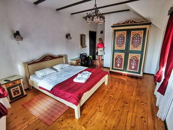 Chambre de la maison d'hôtes de Bucium - Transylvanie - Roumanie