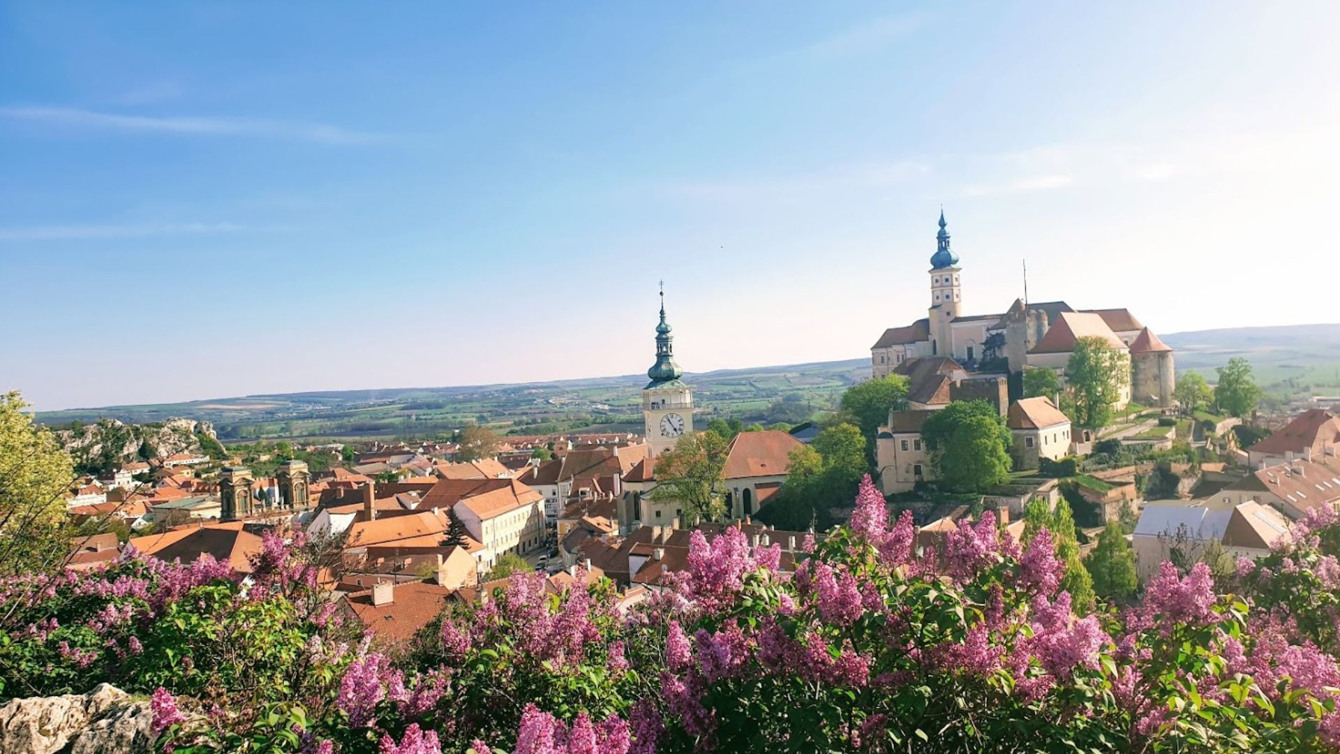 La ville perchée de Mikulov et son château - Moravie du Sud - République tchèque