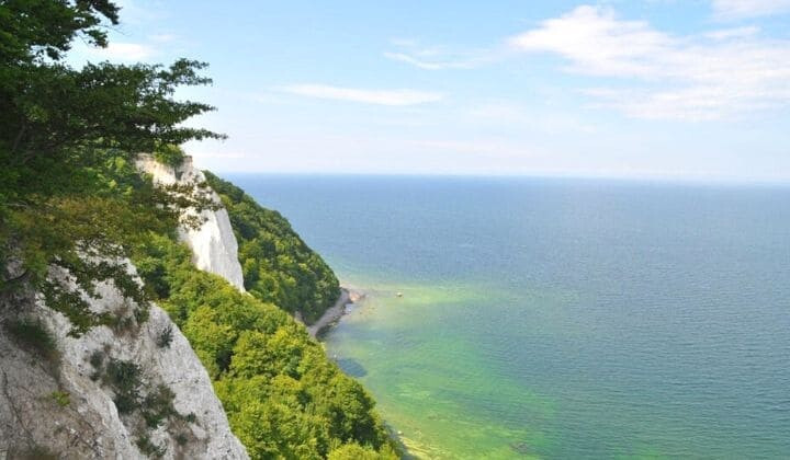 Falaises de craie au-dessus de la mer Baltique - Rügen - Allemagne