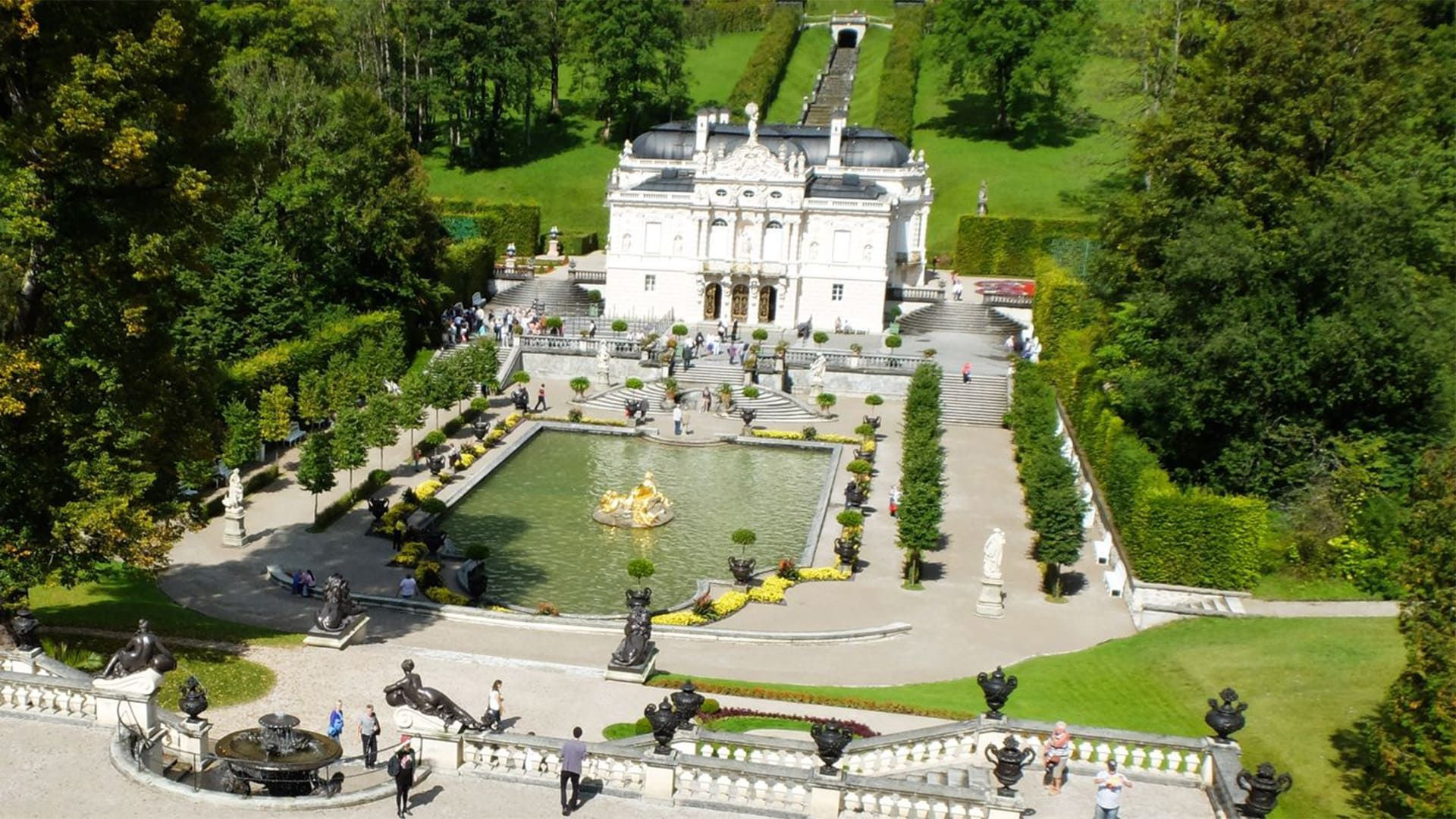 Château de Linderhof et ses jardins - Bavière - Allemagne