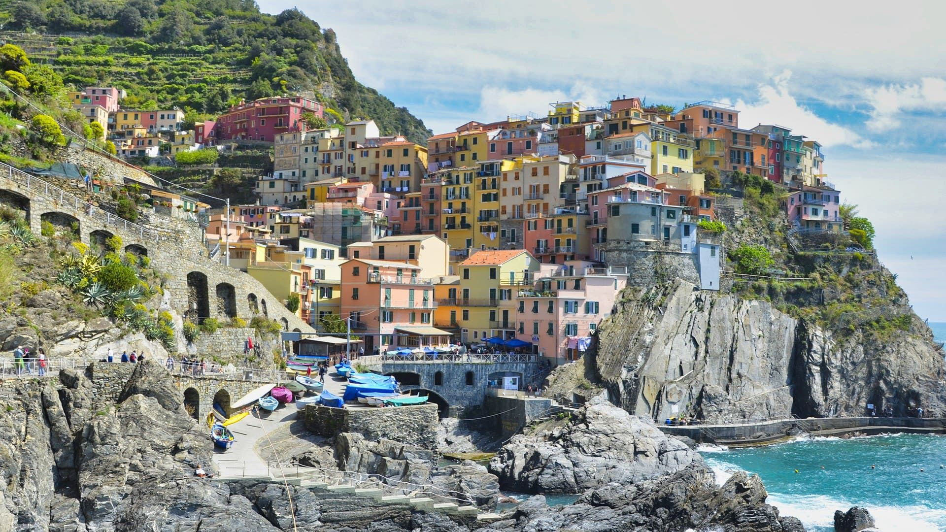 Village coloré de Manarola - Cinque Terre - Italie