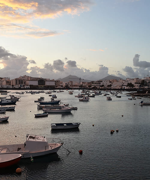 J7 Coucher soleil Arrecife port Lanzarote