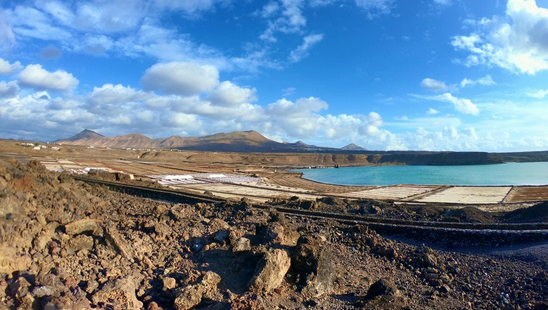 Salines de Janubio en bord de mer - Lanzarote - Îles Canaries, Espagne