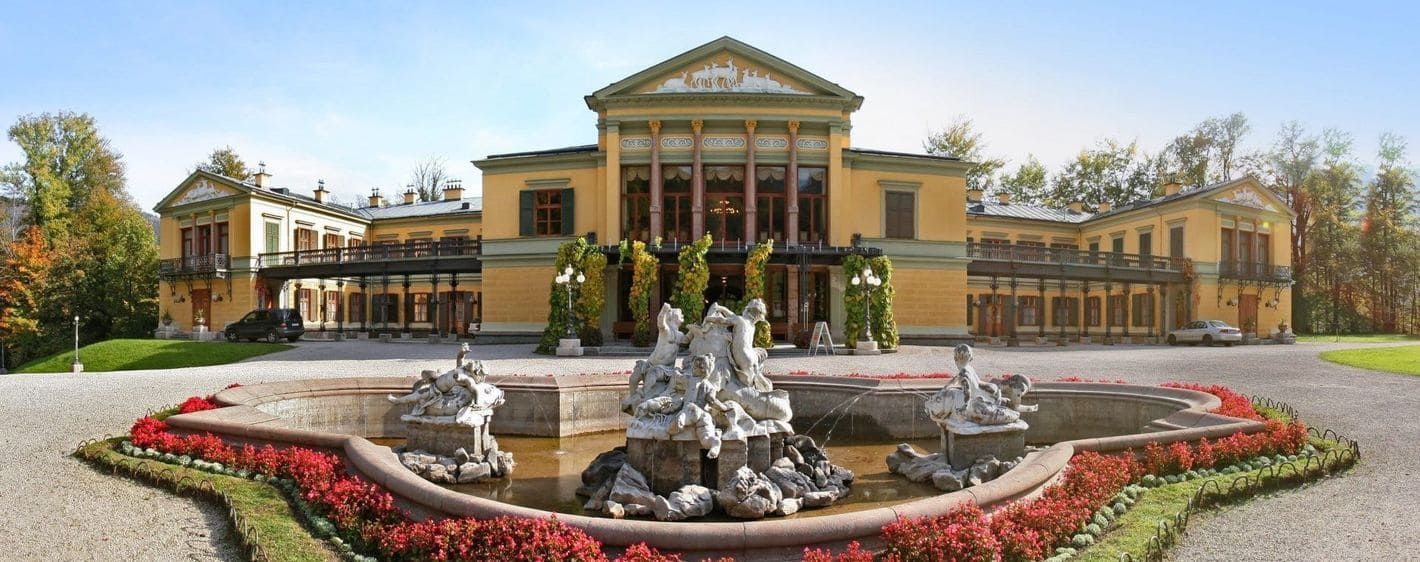 Kaiservilla et fontaine - Bad Ischl - Haute-Autriche