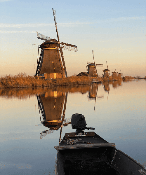 Moulins à vent de Kinderdijk - Hollande-Méridionale - Pays-Bas