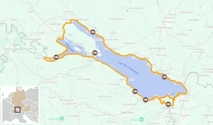 Tour du lac de Constance à vélo