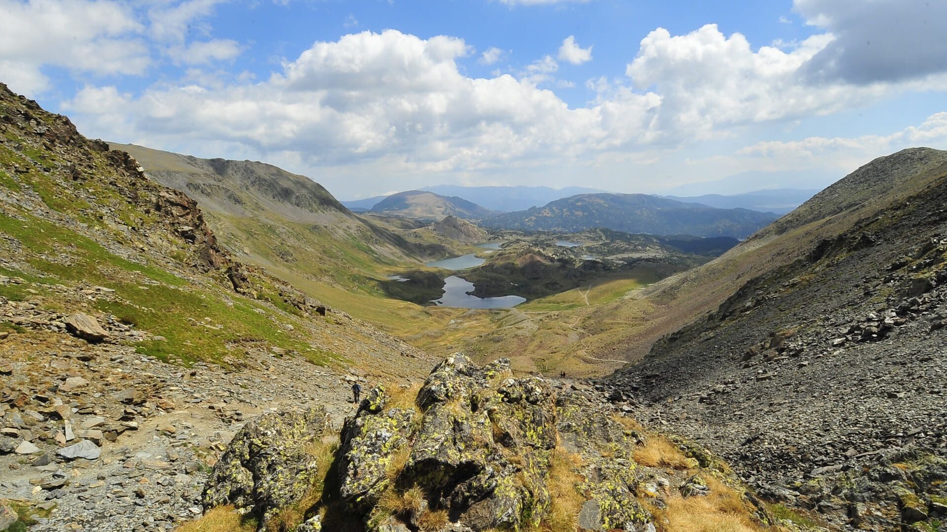 Lacs d'altitude dans la vallée du Capcir - Pyrénées - France