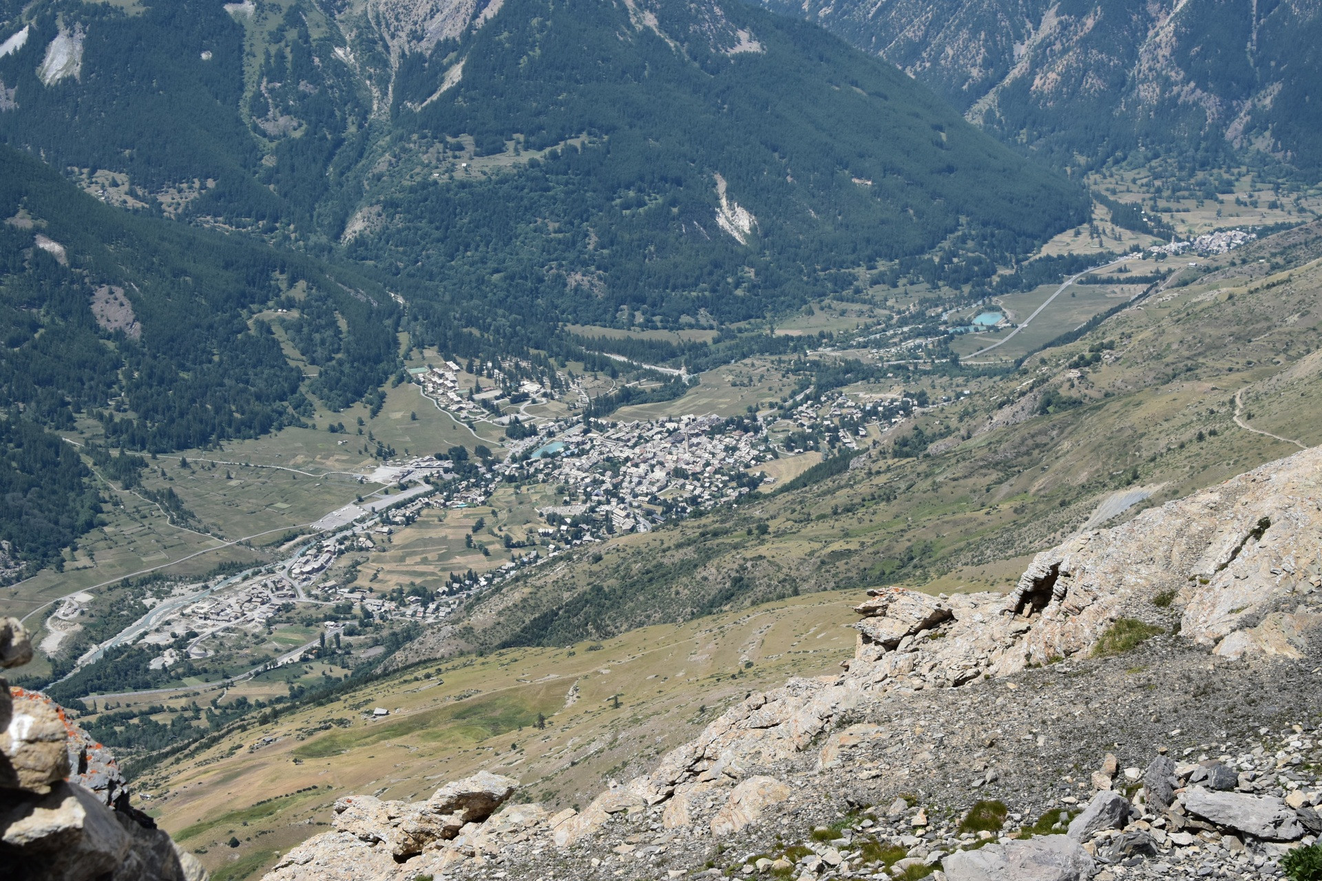 © Bastenbas Le Monêtier-les-Bains and the Guisane valley seen from Grand Aréa