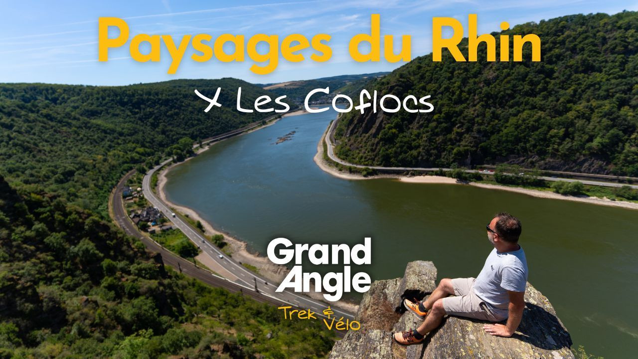 Boucle du Rhin vue d'un belvédère - Vallée du Rhin - Allemagne