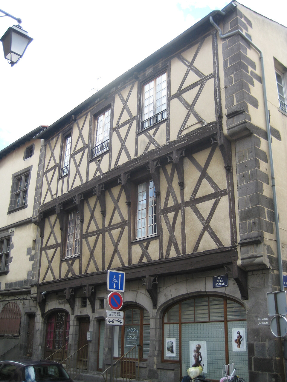 © Sylenius Half-timbered house on Rue de la Rodade - Montferrand, Clermont-Ferrand - France
