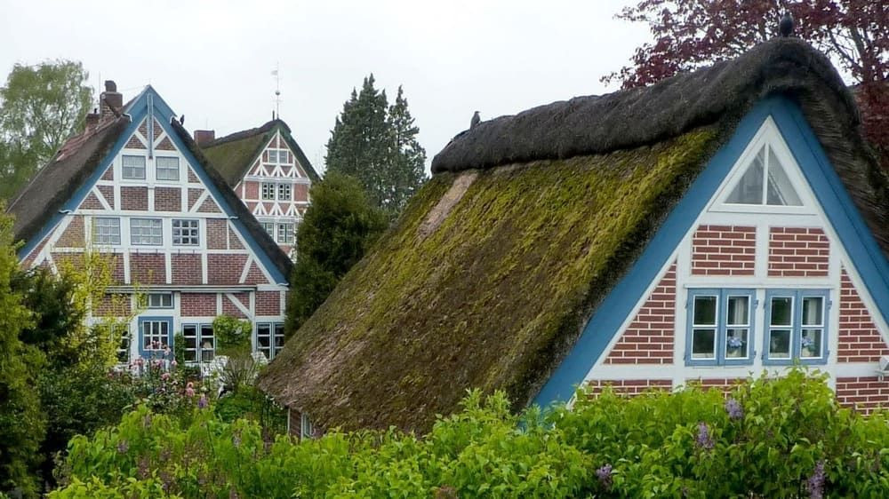 © Verena Riedel Maisons à colombages de Steinkirchen dans l'Altes Land - Allemagne